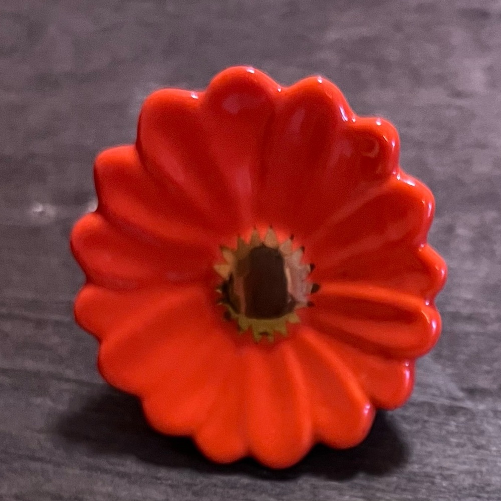 Nora Fleming Retired Orange Daisy Mini